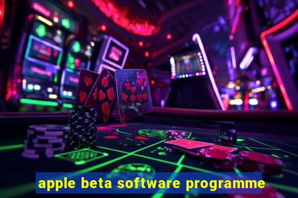 apple beta software programme